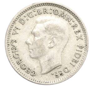 3 пенса 1949 года Австралия — Фото №2