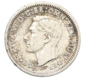 3 пенса 1951 года PL Австралия — Фото №2