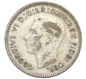 3 пенса 1949 года Австралия — Фото №2