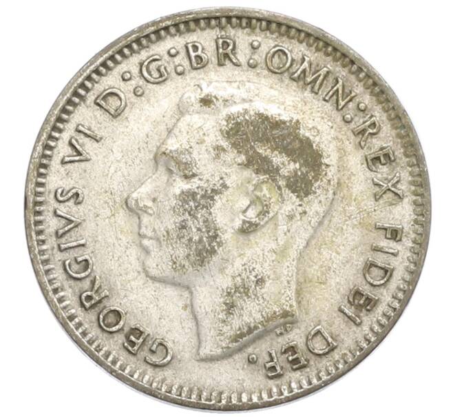 Монета 3 пенса 1949 года Австралия (Артикул: M2-79830) — Фото №2