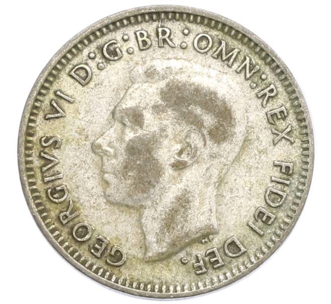 Монета 3 пенса 1949 года Австралия (Артикул: M2-79832) — Фото №2