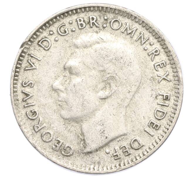 Монета 3 пенса 1952 года Австралия (Артикул: M2-79833) — Фото №2