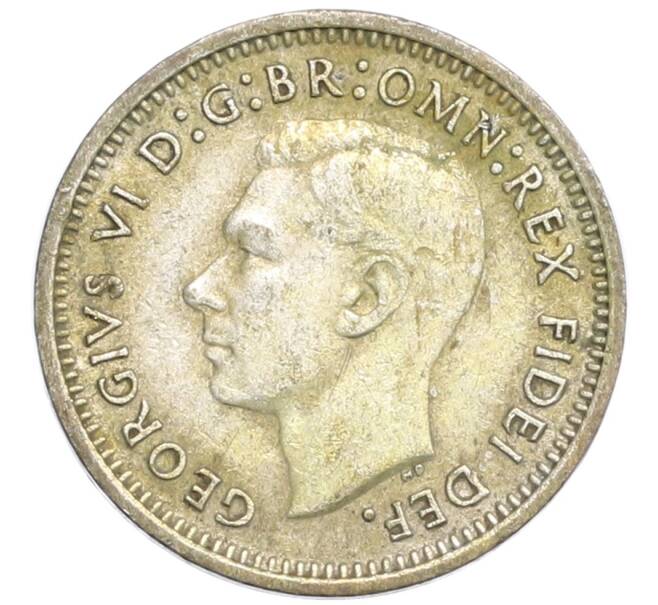 Монета 3 пенса 1951 года PL Австралия (Артикул: M2-79835) — Фото №2