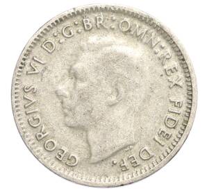 3 пенса 1952 года Австралия — Фото №2