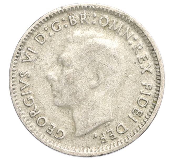 Монета 3 пенса 1952 года Австралия (Артикул: M2-79836) — Фото №2