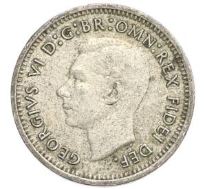 3 пенса 1951 года PL Австралия — Фото №2