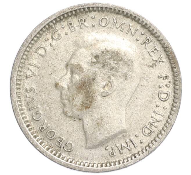 Монета 3 пенса 1948 года Австралия (Артикул: M2-79838) — Фото №2