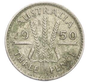 3 пенса 1950 года Австралия — Фото №1