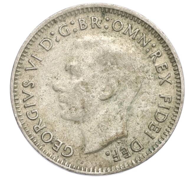 Монета 3 пенса 1950 года Австралия (Артикул: M2-79840) — Фото №2