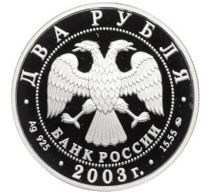 2 рубля 2003 года ММД «Знак зодиака — Близнецы» — Фото №2