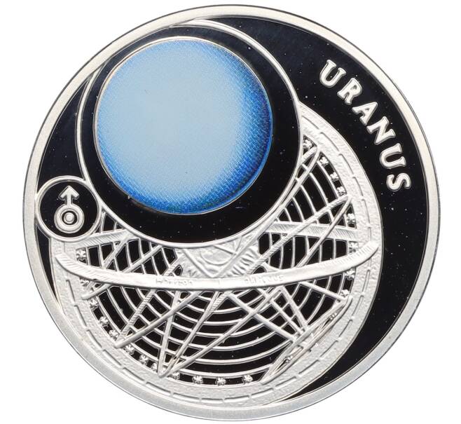 Монетовидный жетон 2009 года Польша «Солнечная система — Уран» (Артикул: M2-79847) — Фото №1
