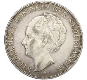 2 1/2 гульдена 1930 года Нидерланды — Фото №2