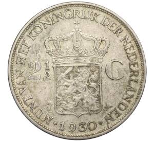 2 1/2 гульдена 1930 года Нидерланды — Фото №1