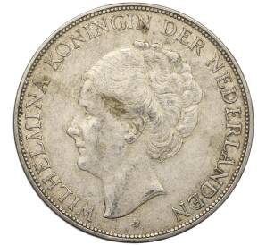 2 1/2 гульдена 1930 года Нидерланды — Фото №2