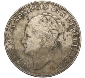 2 1/2 гульдена 1930 года Нидерланды — Фото №2