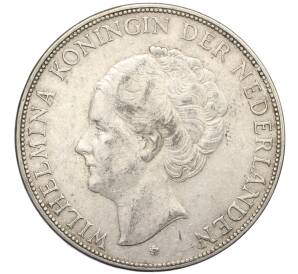 2 1/2 гульдена 1930 года Нидерланды — Фото №2