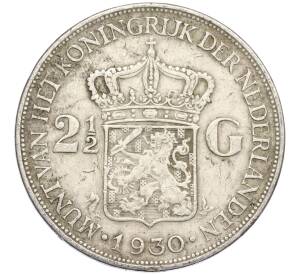 2 1/2 гульдена 1930 года Нидерланды — Фото №1
