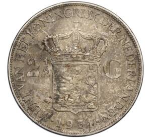 2 1/2 гульдена 1931 года Нидерланды — Фото №1