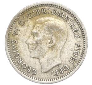 3 пенса 1951 года PL Австралия — Фото №2