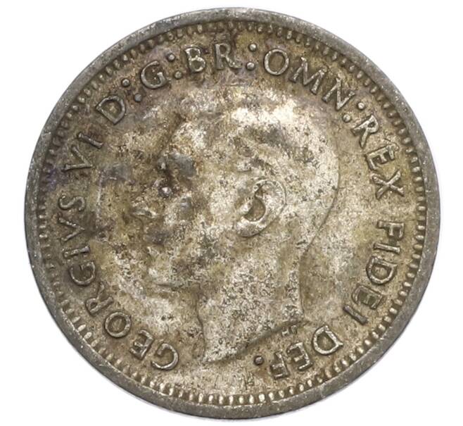 Монета 3 пенса 1951 года PL Австралия (Артикул: M2-79910) — Фото №2