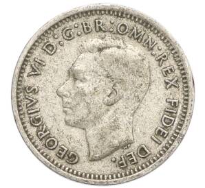 3 пенса 1951 года PL Австралия — Фото №2