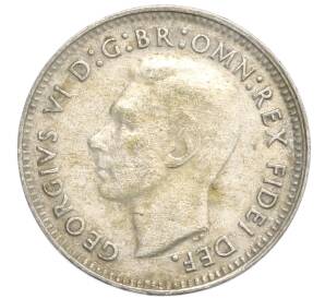 3 пенса 1951 года Австралия — Фото №2