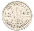 Монета 3 пенса 1948 года Австралия (Артикул: M2-79917) — Фото №1