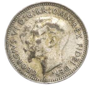 3 пенса 1952 года Австралия — Фото №2