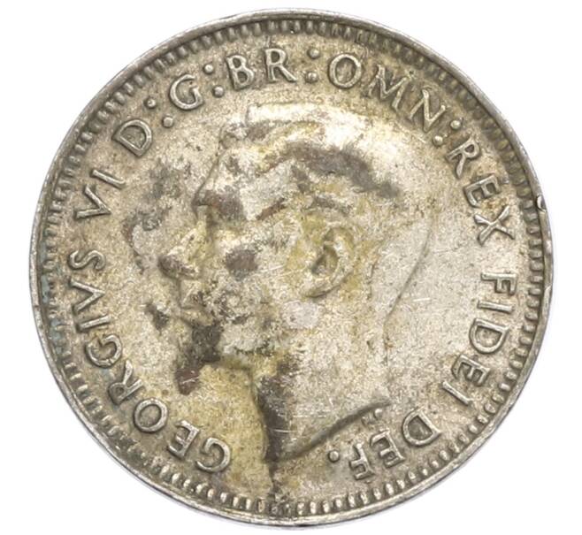 Монета 3 пенса 1952 года Австралия (Артикул: M2-79919) — Фото №2