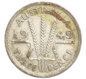 3 пенса 1949 года Австралия — Фото №1