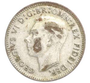 3 пенса 1949 года Австралия — Фото №2