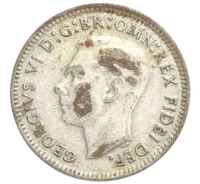 Монета 3 пенса 1949 года Австралия (Артикул: M2-79921) — Фото №2