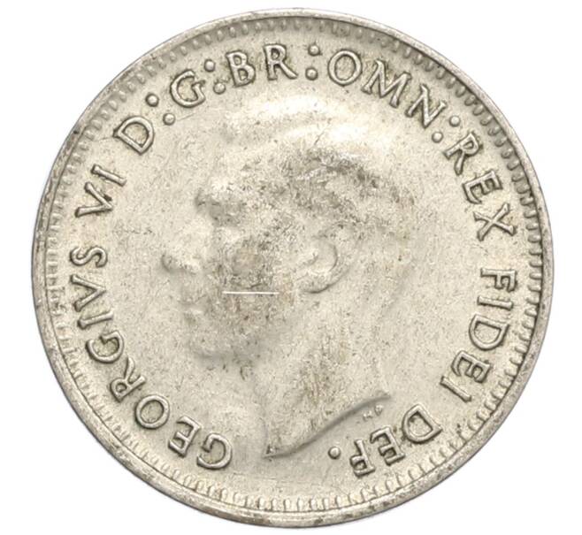 Монета 3 пенса 1949 года Австралия (Артикул: M2-79933) — Фото №2