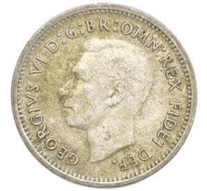 3 пенса 1951 года PL Австралия — Фото №2