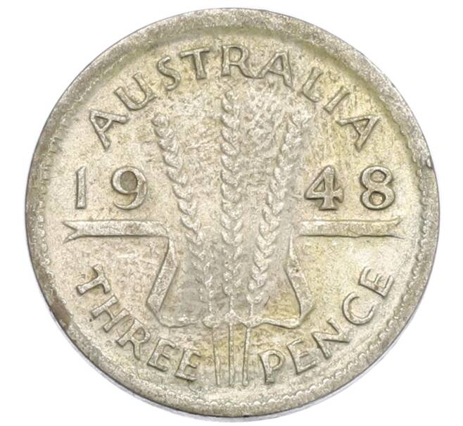 Монета 3 пенса 1948 года Австралия (Артикул: M2-79938) — Фото №1