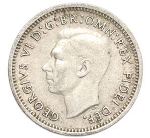 3 пенса 1951 года PL Австралия — Фото №2