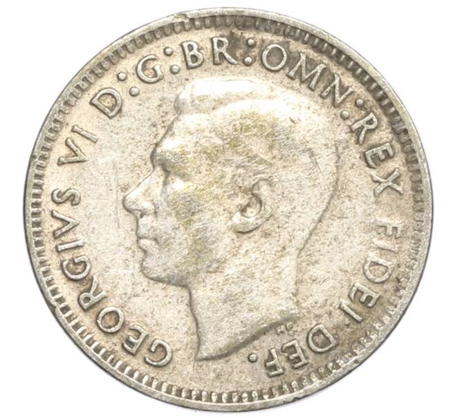 Монета 3 пенса 1951 года Австралия (Артикул: M2-79941) — Фото №2
