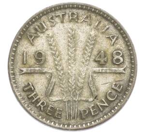 3 пенса 1948 года Австралия — Фото №1