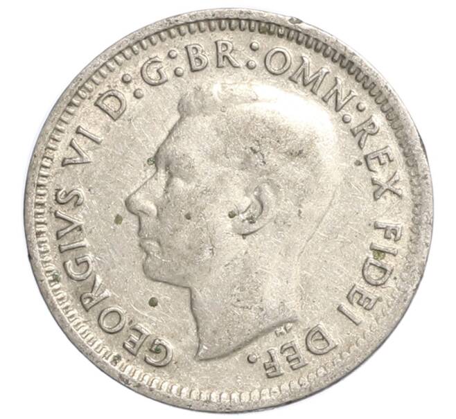 Монета 3 пенса 1952 года Австралия (Артикул: M2-79943) — Фото №2