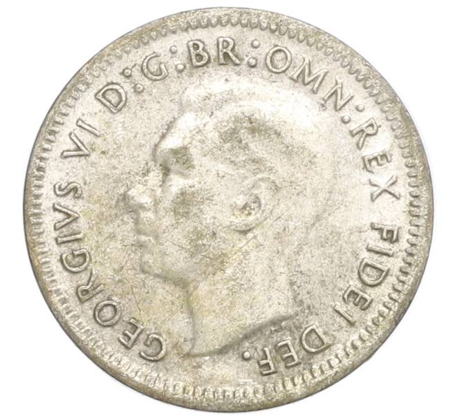 Монета 3 пенса 1952 года Австралия (Артикул: M2-79944) — Фото №2