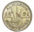 Монета 3 пенса 1951 года Австралия (Артикул: M2-79945) — Фото №1