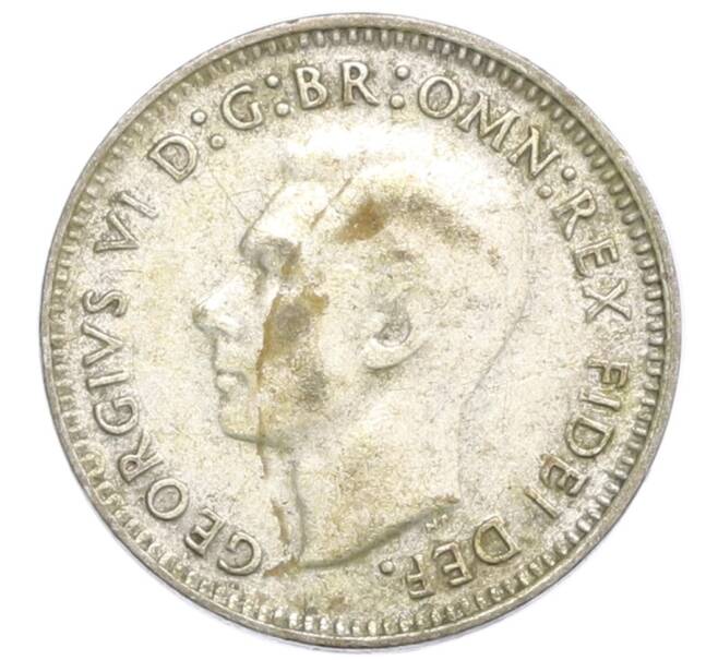 Монета 3 пенса 1951 года Австралия (Артикул: M2-79945) — Фото №2