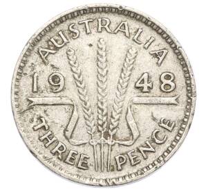 3 пенса 1948 года Австралия — Фото №1