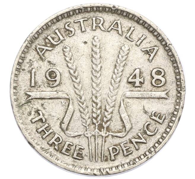 Монета 3 пенса 1948 года Австралия (Артикул: M2-79946) — Фото №1