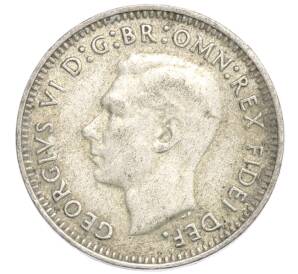 3 пенса 1952 года Австралия — Фото №2