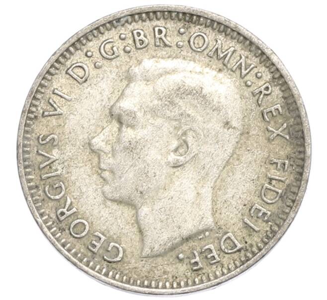 Монета 3 пенса 1952 года Австралия (Артикул: M2-79954) — Фото №2