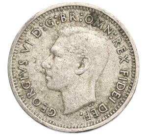 3 пенса 1951 года PL Австралия — Фото №2