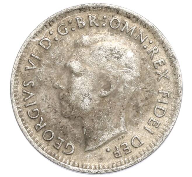 Монета 3 пенса 1952 года Австралия (Артикул: M2-79956) — Фото №2