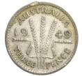Монета 3 пенса 1949 года Австралия (Артикул: M2-79958) — Фото №1
