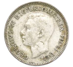 3 пенса 1949 года Австралия — Фото №2